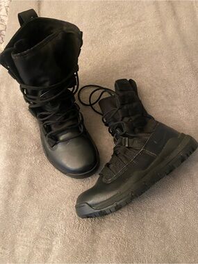 Nike Black Kids Tactical High-Top Boots